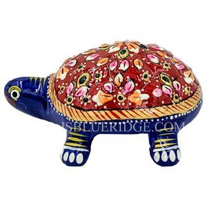 Handmade And Meena Turtle- Indian Handicraft (3 Inches)